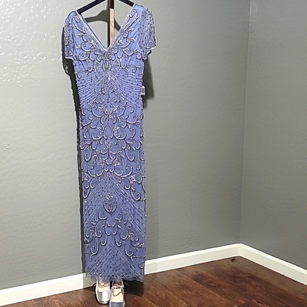 Pizarro nights Violet beaded gown size 14